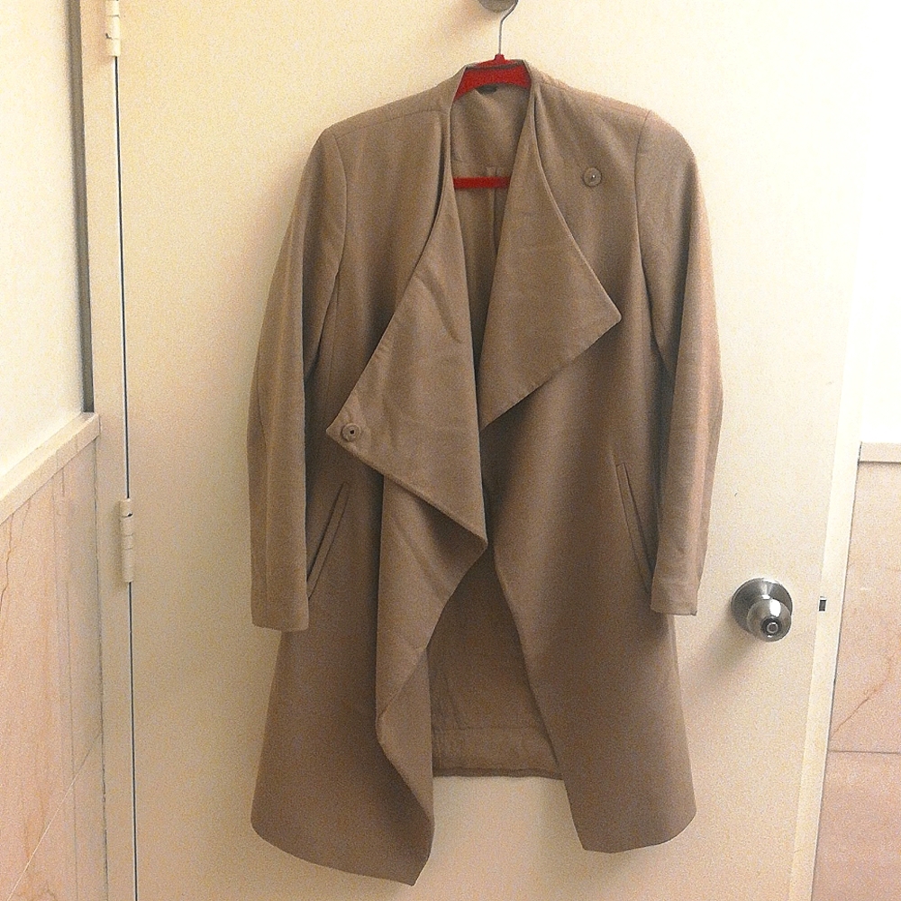 All Saints beige coat